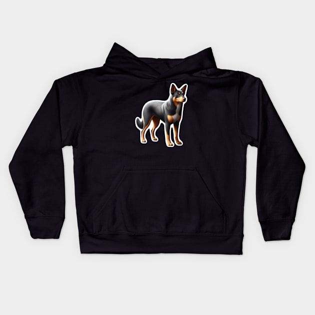 Australian Kelpie Kids Hoodie by millersye